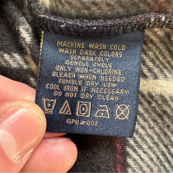 Freedom Foundry Men Plaid Flannel Super Plush Shirt Jacket Black Gray Sz XL - Picture 6 of 9